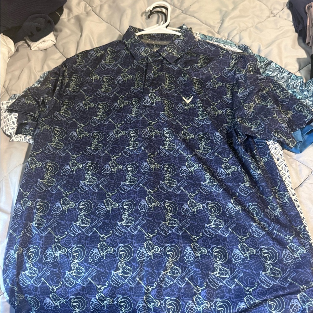 5 like new golf polo shirts - Picture 2 of 5
